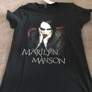 Marilyn Manson t-shirt.
